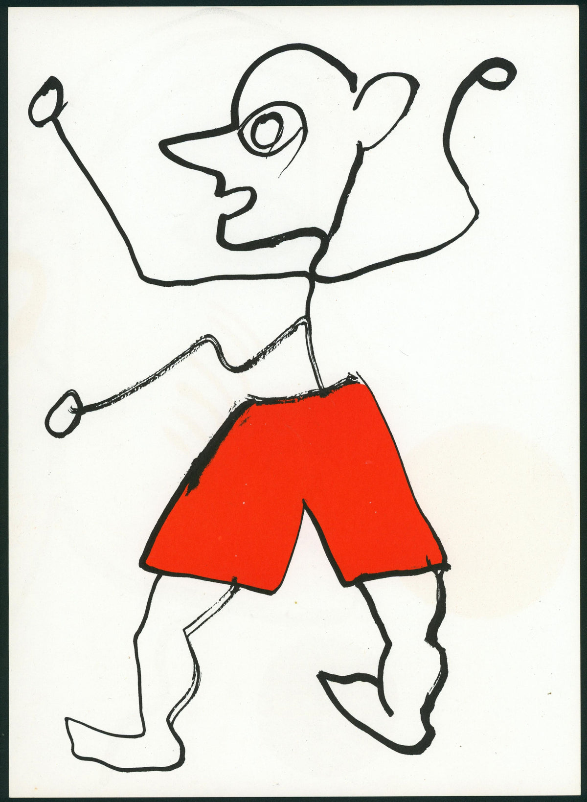 Derriere Le Mirroir by Alexander Calder (Double-Sided) - Authentic Vintage Illustration