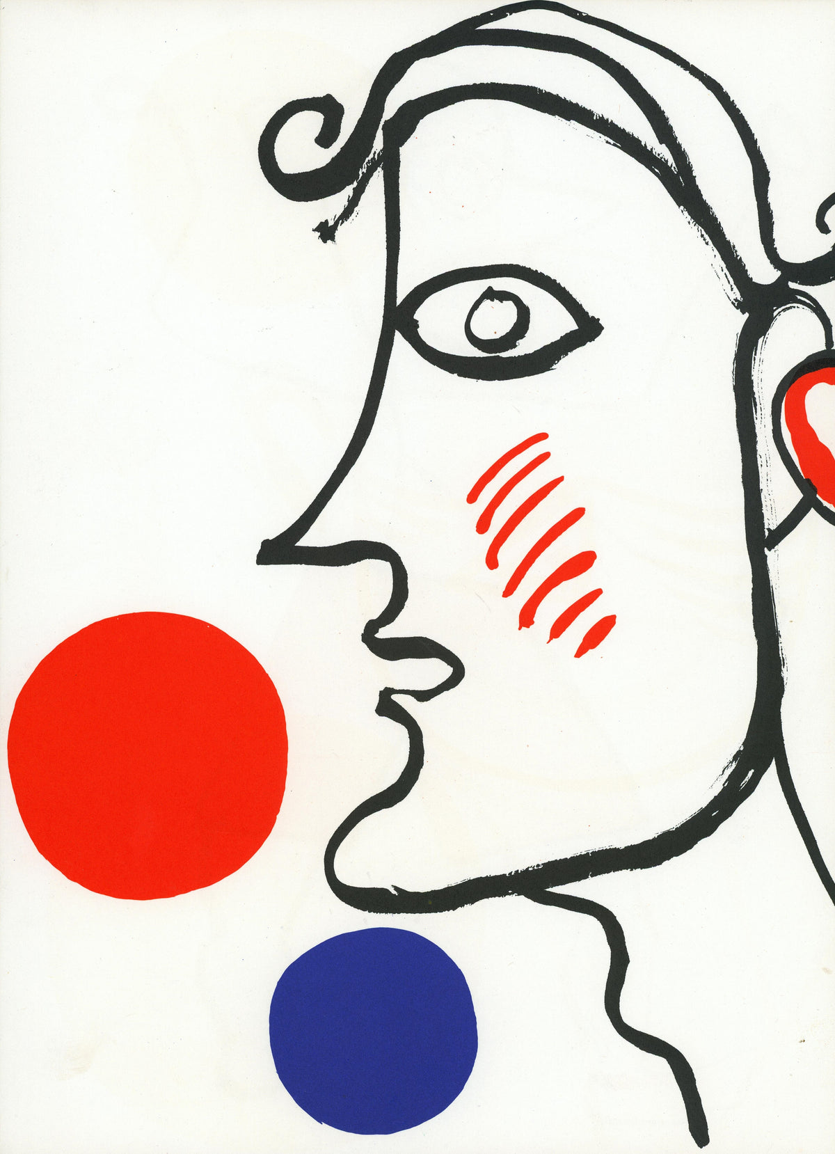 Derriere Le Mirroir by Alexander Calder (Double-Sided) - Authentic Vintage Illustration