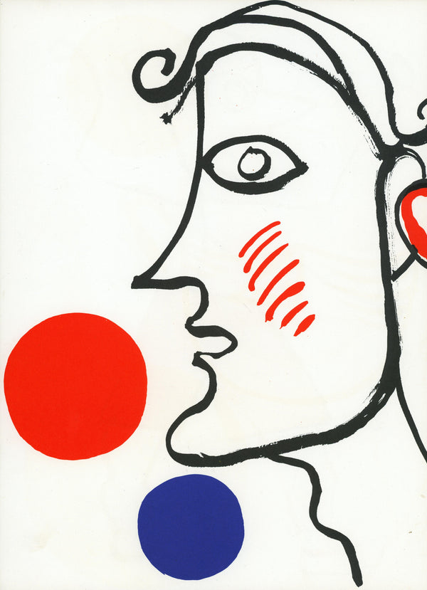 Derriere Le Mirroir by Alexander Calder (Double-Sided) - Authentic Vintage Illustration