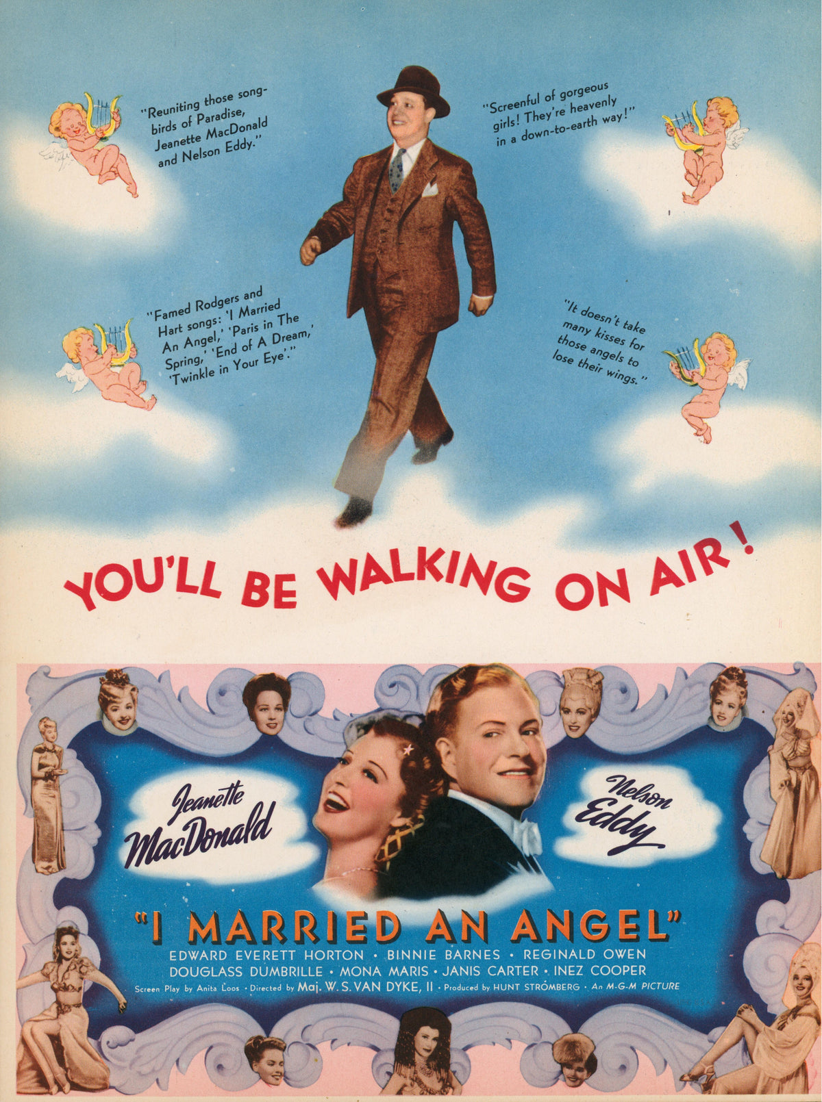 I Married an Angel- Trade Ad - Authentic Vintage Illustration