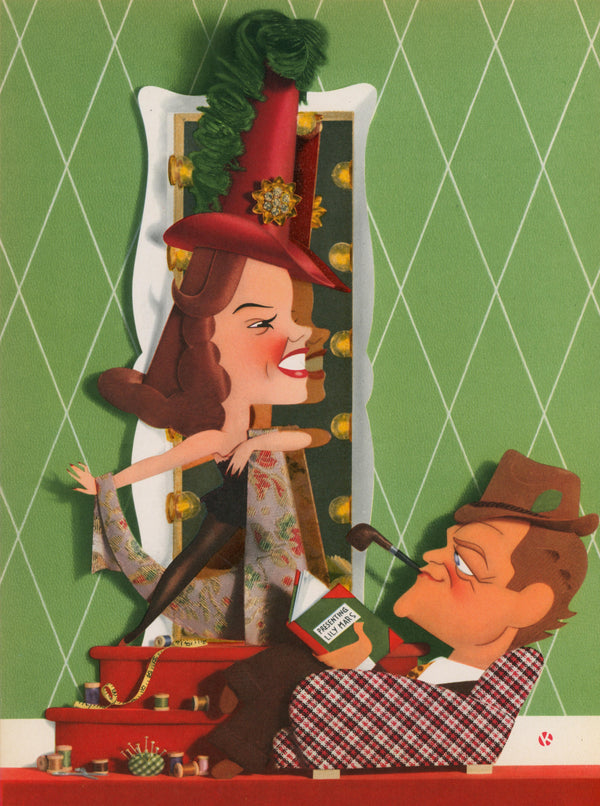 Presenting Lily Mars, Judy Garland- Trade Ad - Authentic Vintage Illustration