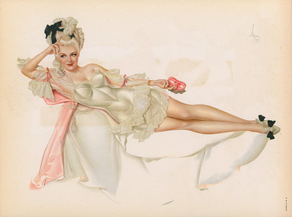 Vargas Pin-Up Girl - Authentic Vintage Illustration