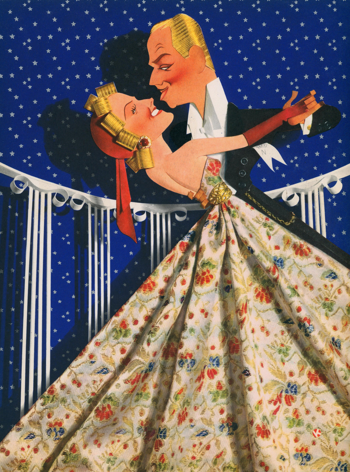 We Were Dancing- Trade Ad - Authentic Vintage Illustration