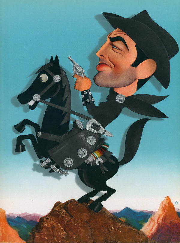 Billy the Kid- Trade Ad - Authentic Vintage Illustration