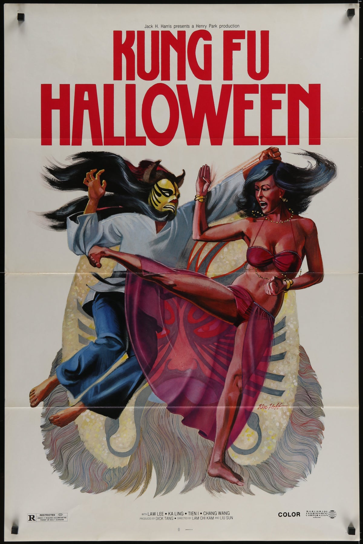 Kung Fu Halloween - Original Vintage Poster