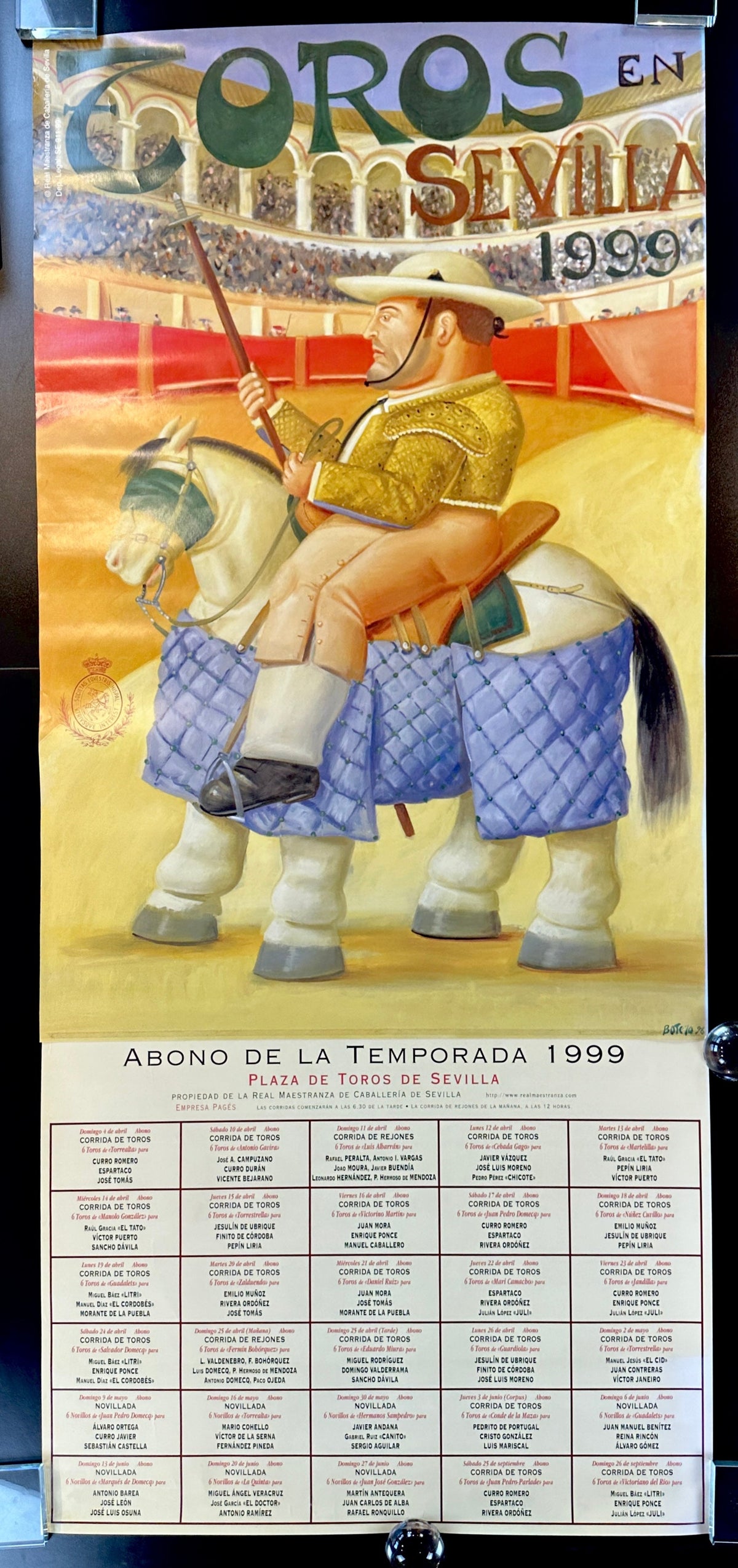 Toros en Sevilla - Authentic Vintage Poster