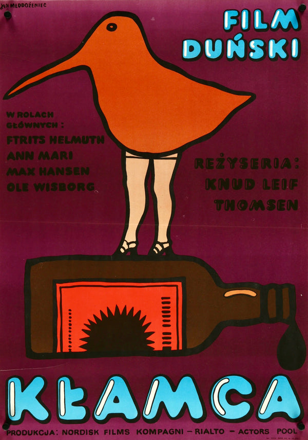 The Liar- Polish Release - Authentic Vintage Poster