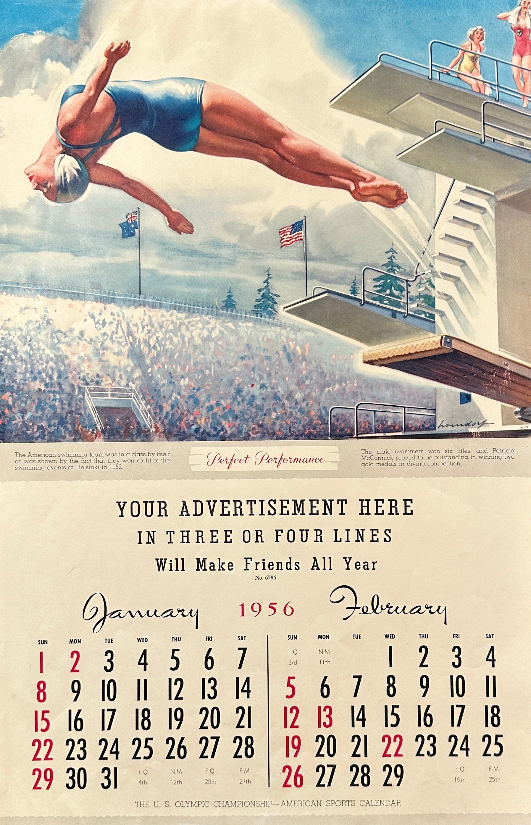 Olympic Sport Calendar - Lot d1d91d93-4d0a-4a38-9b0b-ba72211999c6 - Image 1