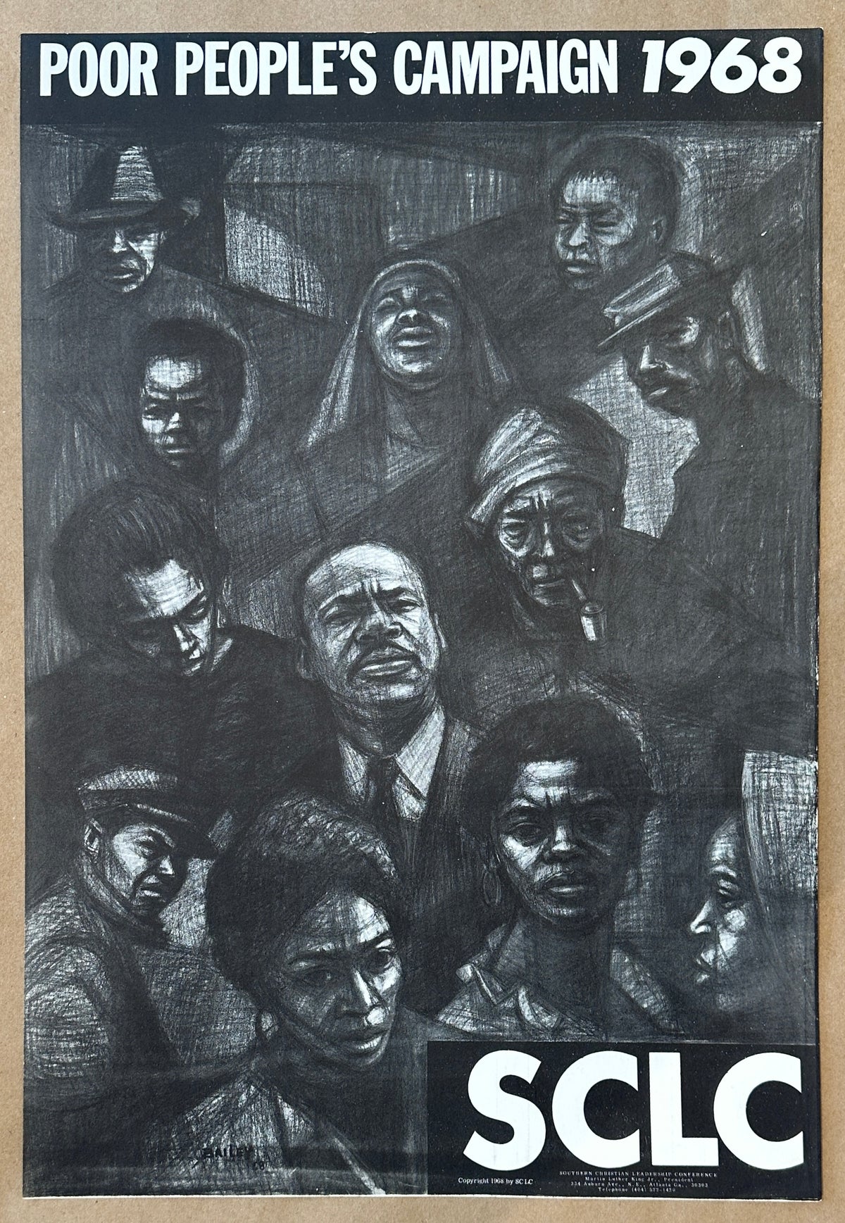 MLK Poor People&#39;s Campaign - Authentic Vintage Poster