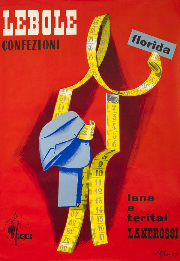 Lebole Menswear - Authentic Vintage Poster