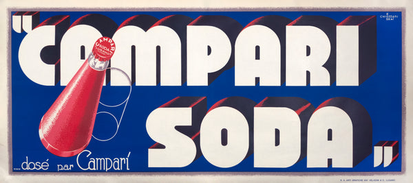 Campari Soda - Authentic Vintage Poster