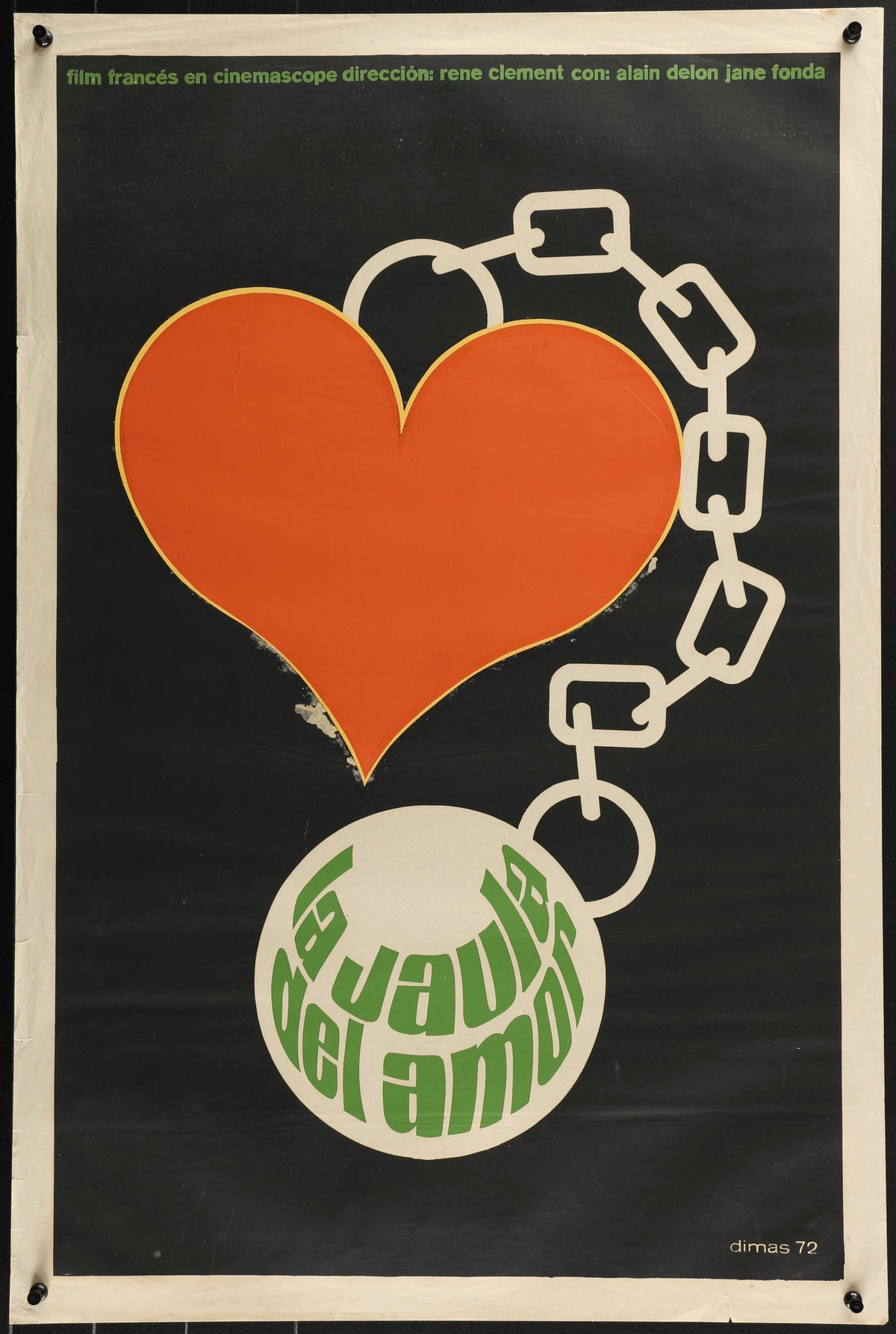 Joy House, Cuban Release - Authentic Vintage Poster