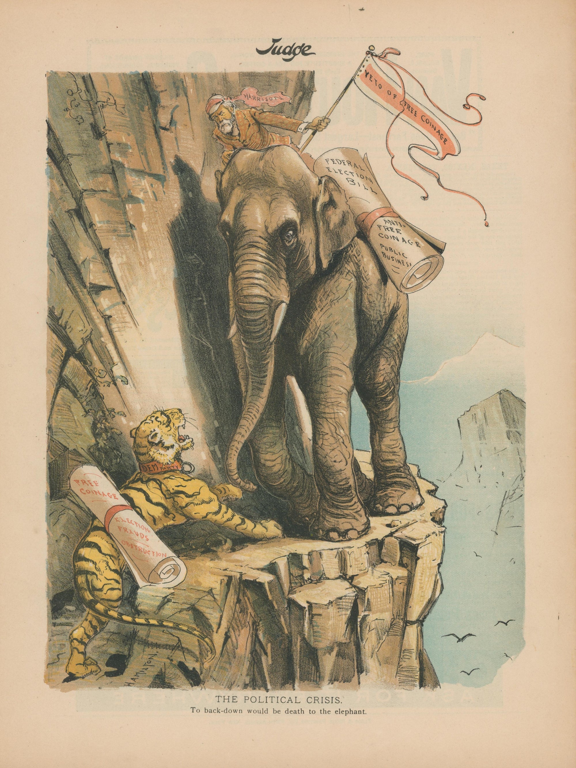 2- Judge Magazine - Authentic Vintage Cover Art