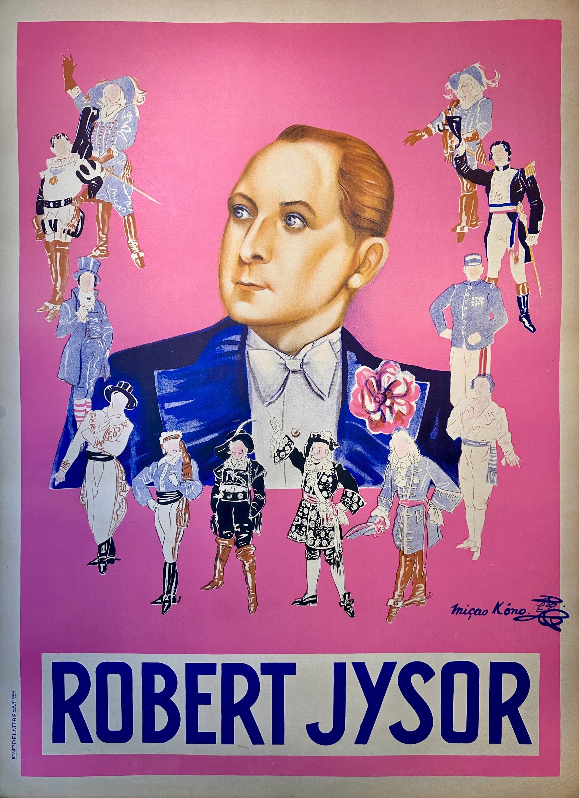 Robert Jysor - Authentic Vintage Poster