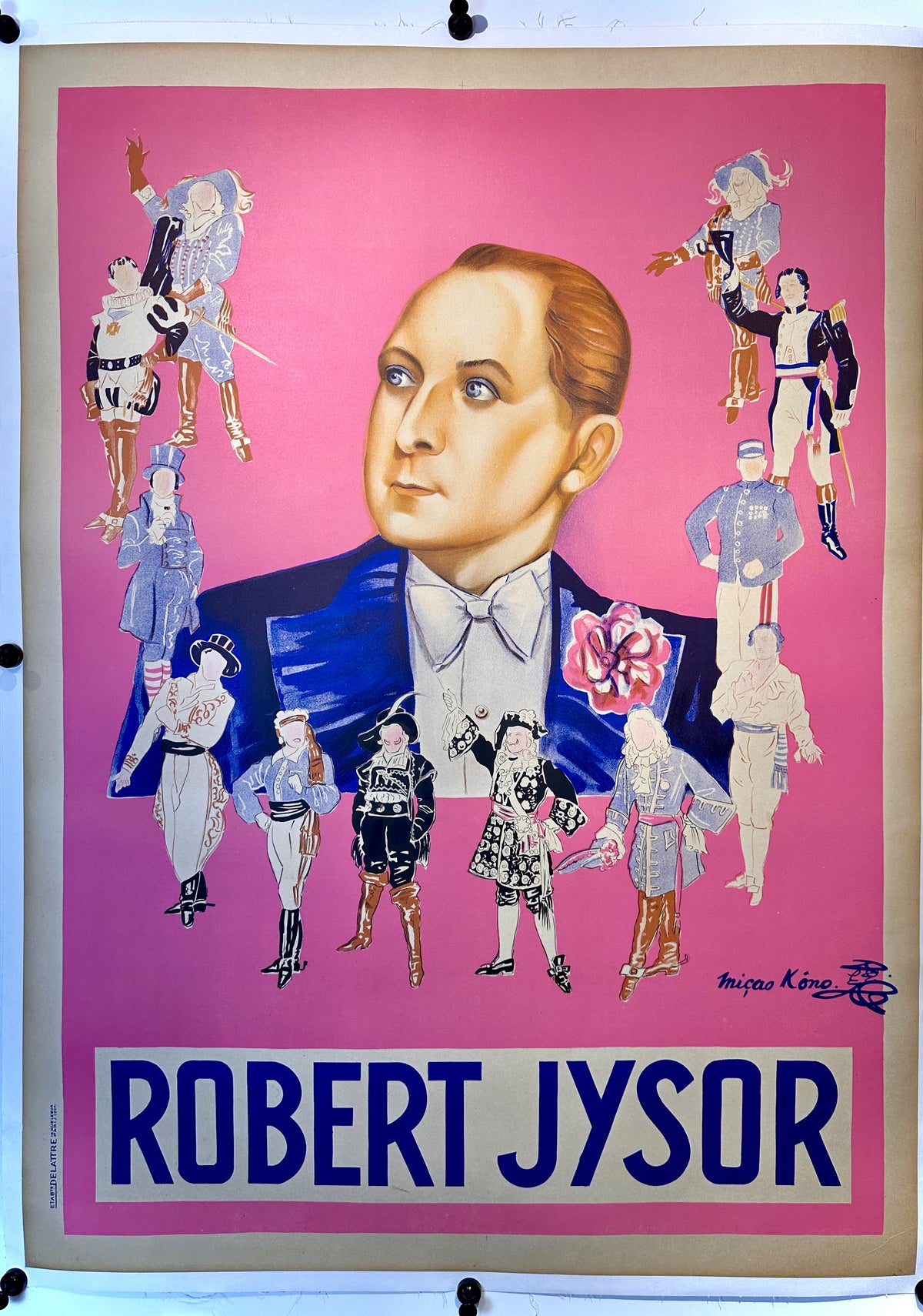 Robert Jysor - Authentic Vintage Poster