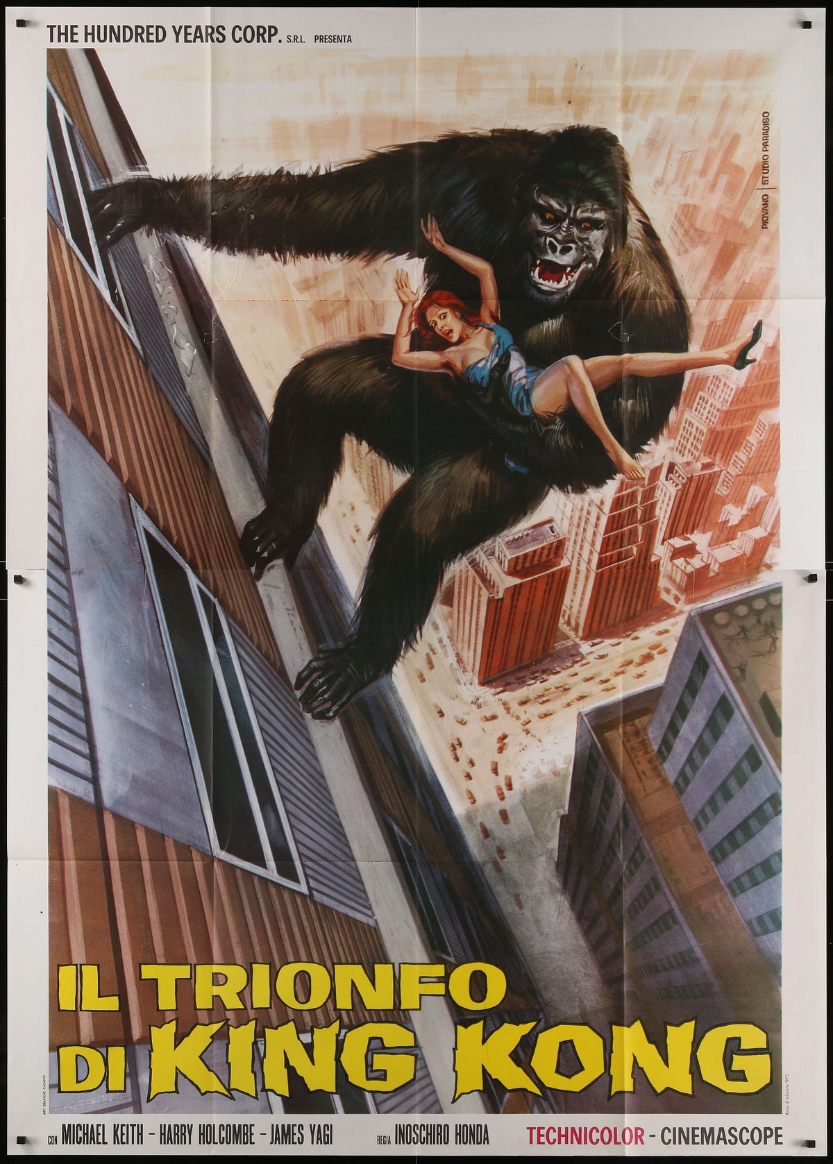 King Kong vs. Godzilla - Authentic Vintage Poster