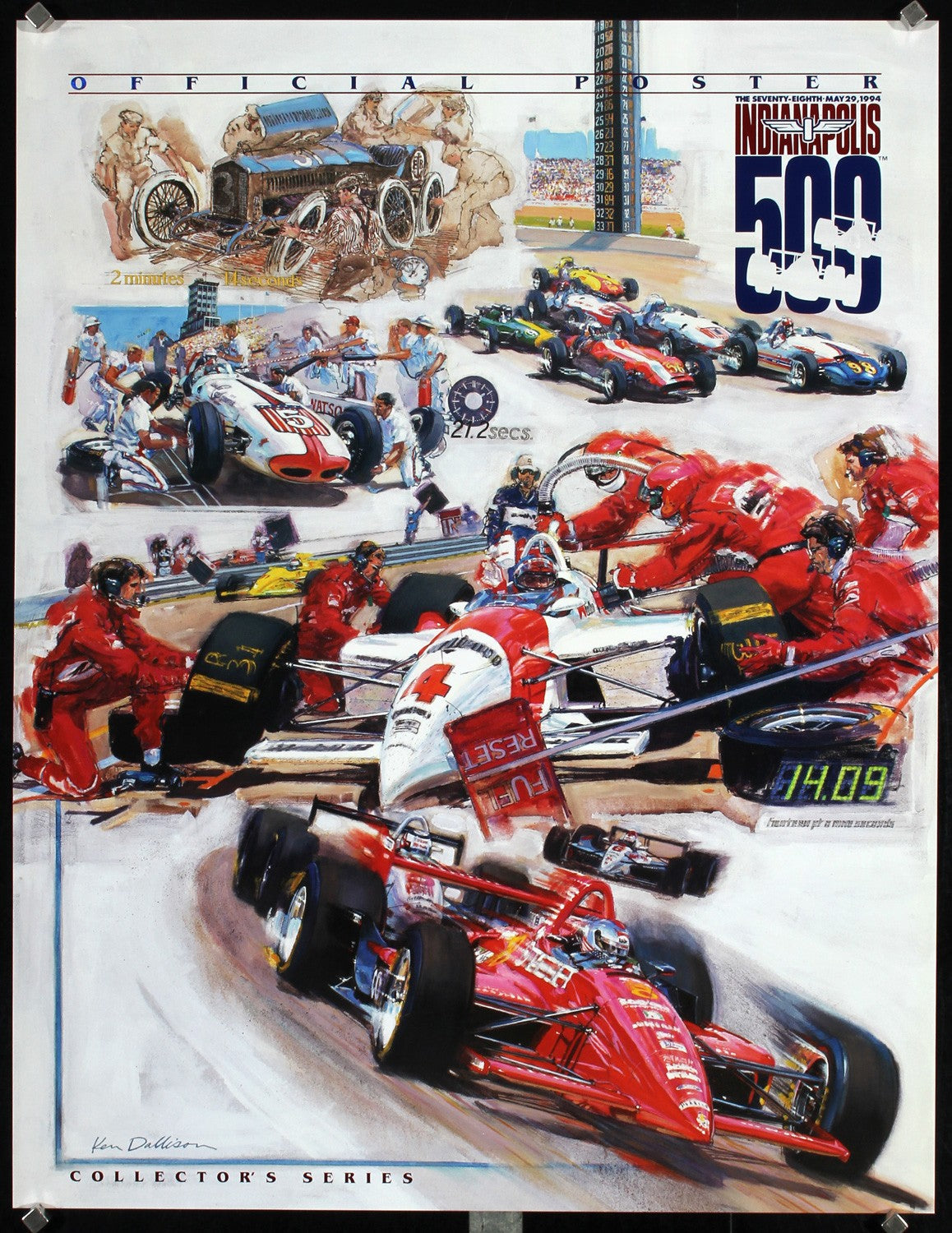 Indy 500, Collector's Series - Authentic Vintage Poster