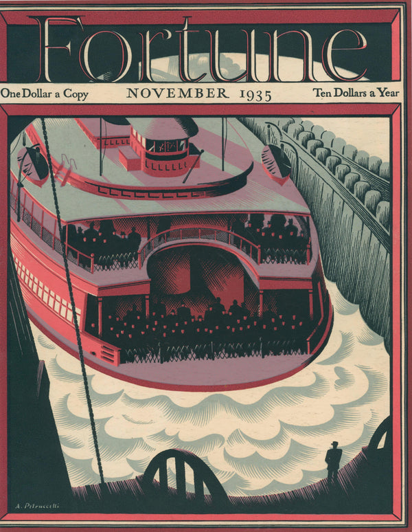 The Ferry- Fortune Landing - Authentic Vintage Cover Art