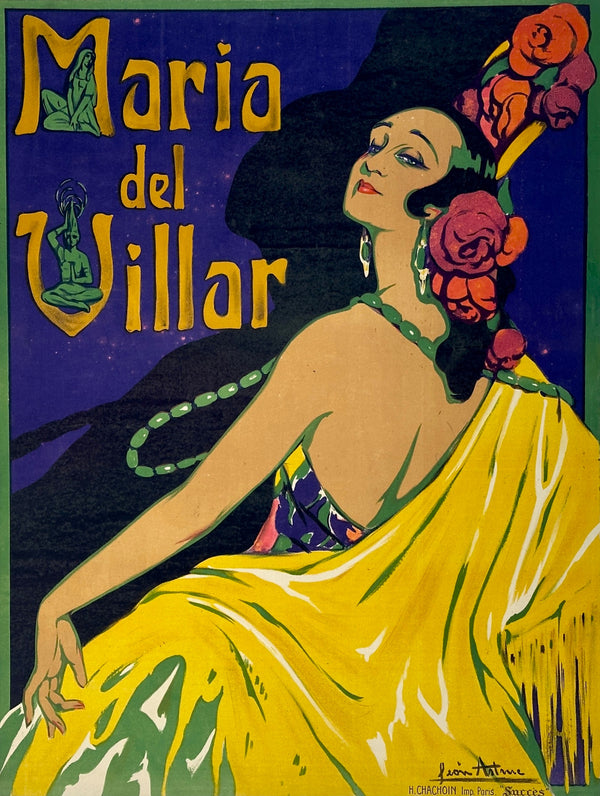Maria del Villar - Authentic Vintage Poster