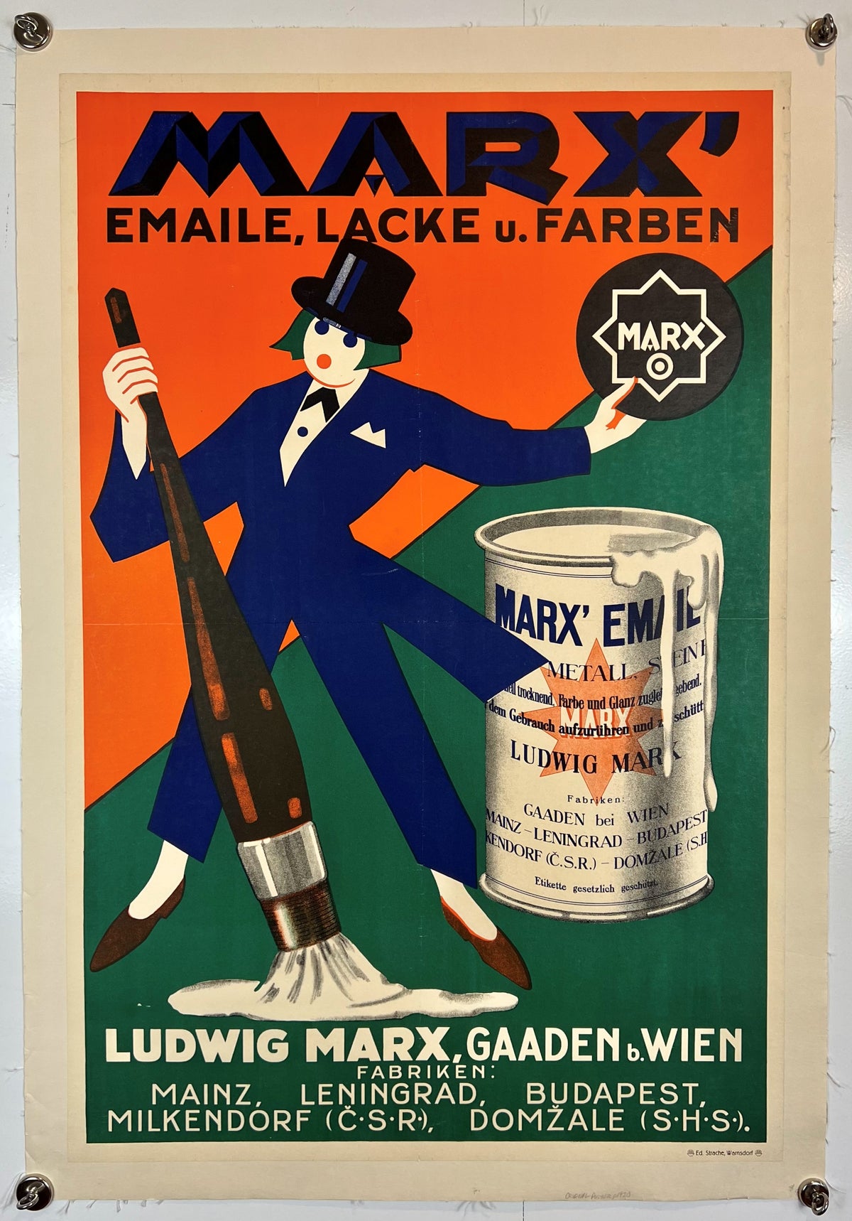 Marx Emaile - Authentic Vintage Poster