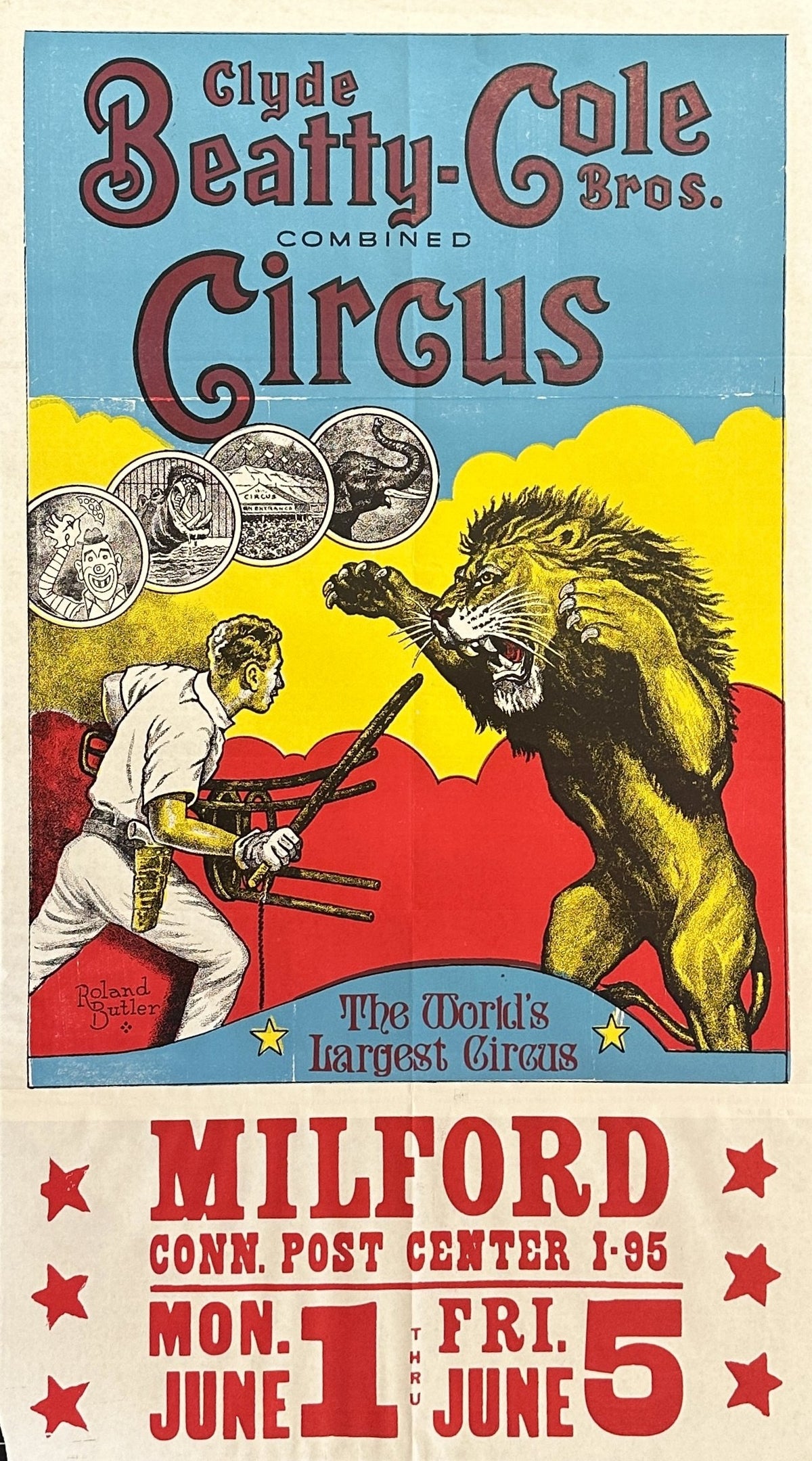 Cole Bros. Circus - Authentic Vintage Poster