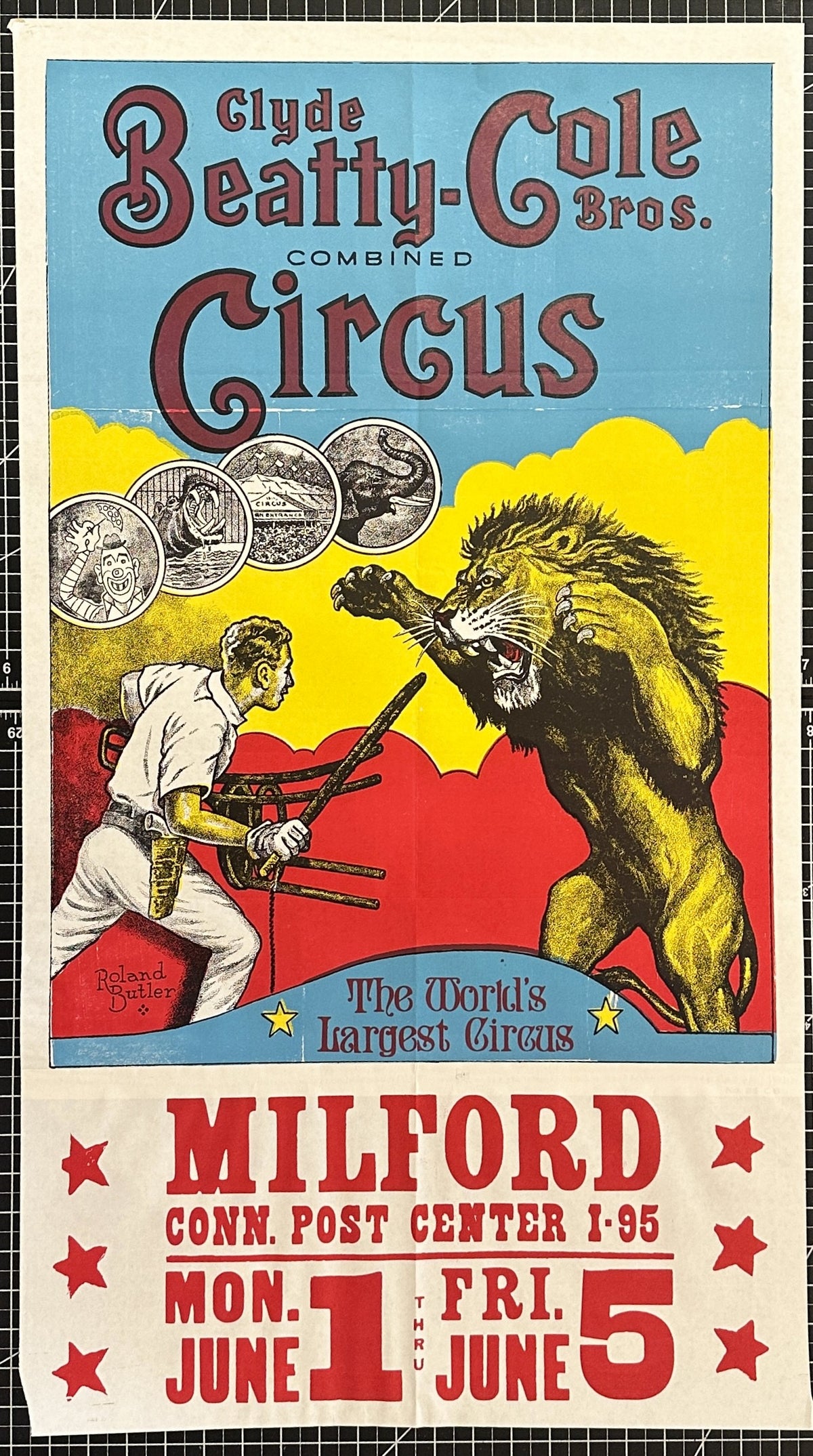 Cole Bros. Circus - Authentic Vintage Poster