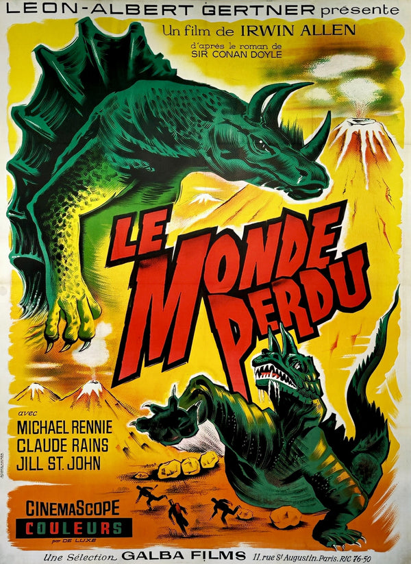 Le Monde Perdu - Authentic Vintage Poster