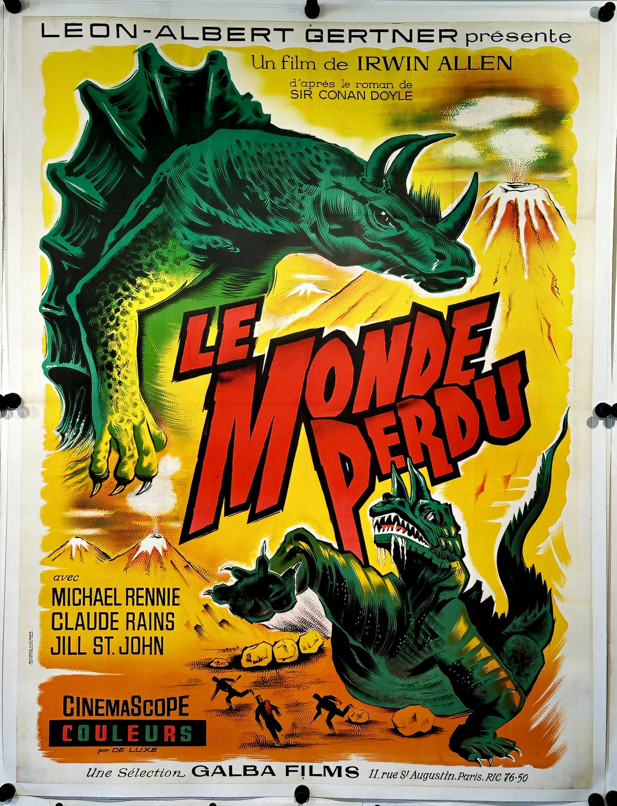 Le Monde Perdu - Authentic Vintage Poster