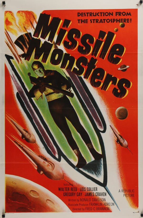 Missile Monsters - Authentic Vintage Poster