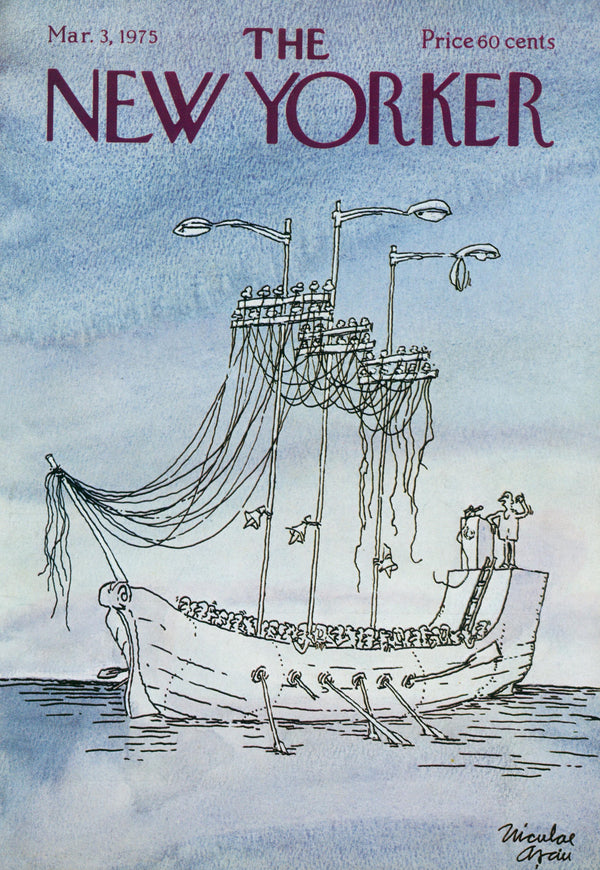 Sea Voyagers- The New Yorker - Authentic Vintage Cover Art