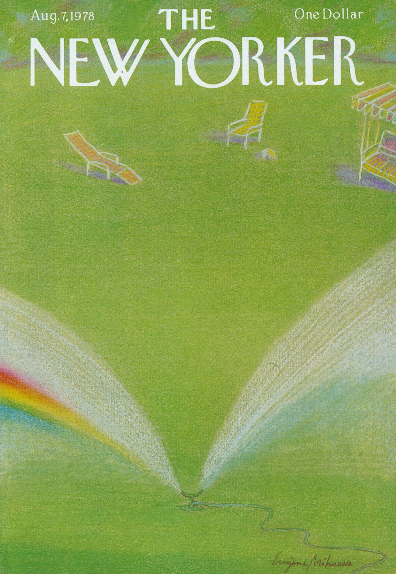 Rainbow Sprinkles- The New Yorker - Authentic Vintage Cover Art