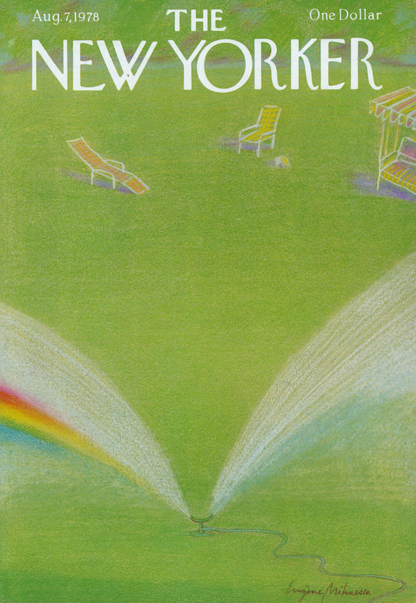 Sun Soaked- The New Yorker - Authentic Vintage Cover Art