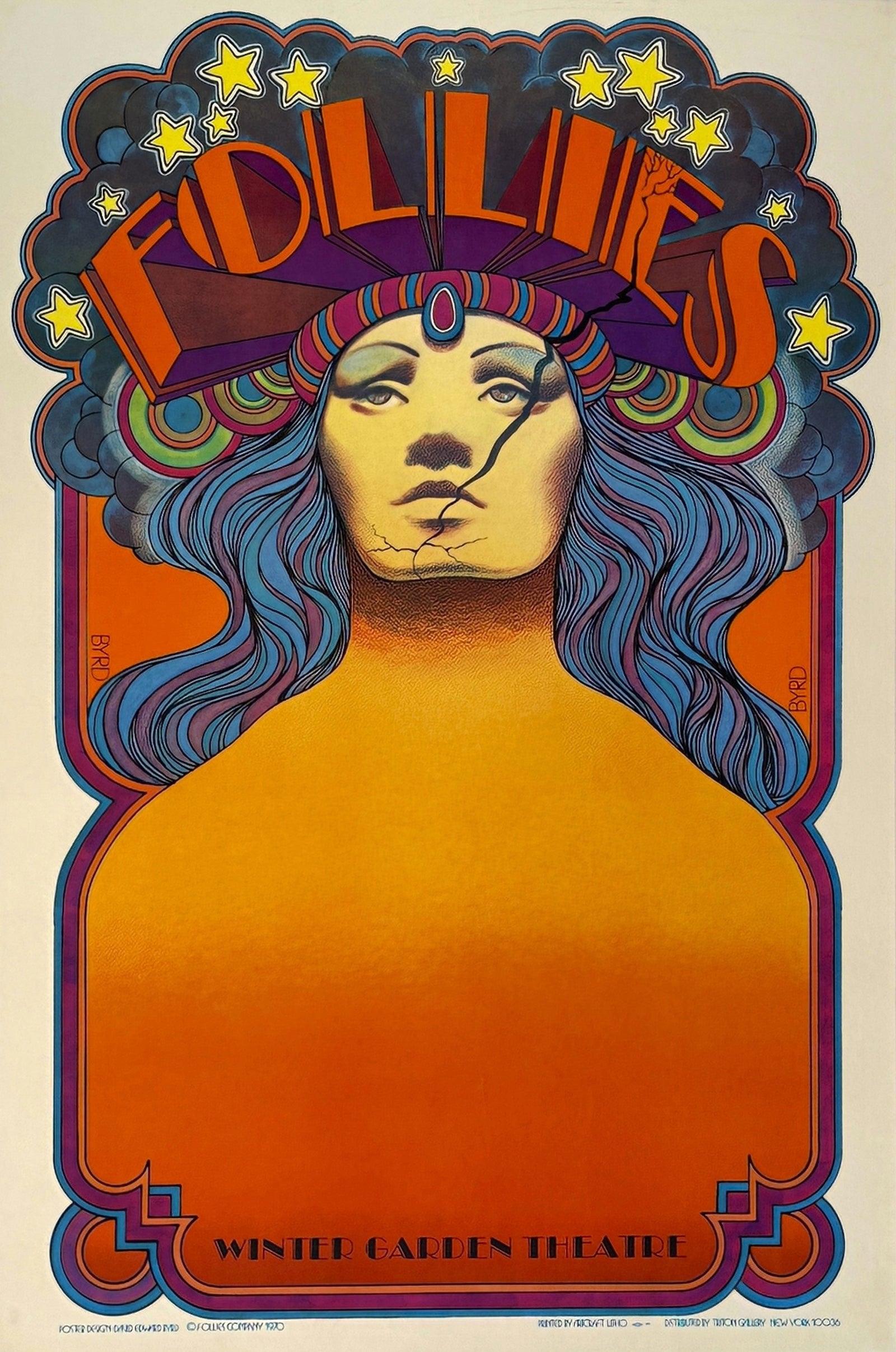 Follies by David Byrd - Authentic Vintage Poster