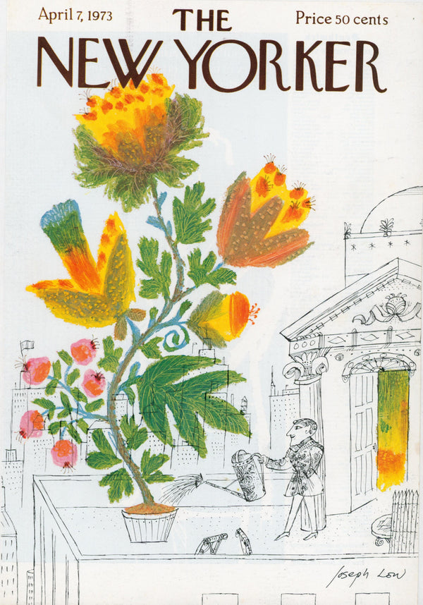 City Blooms- The New Yorker - Authentic Vintage Cover Art