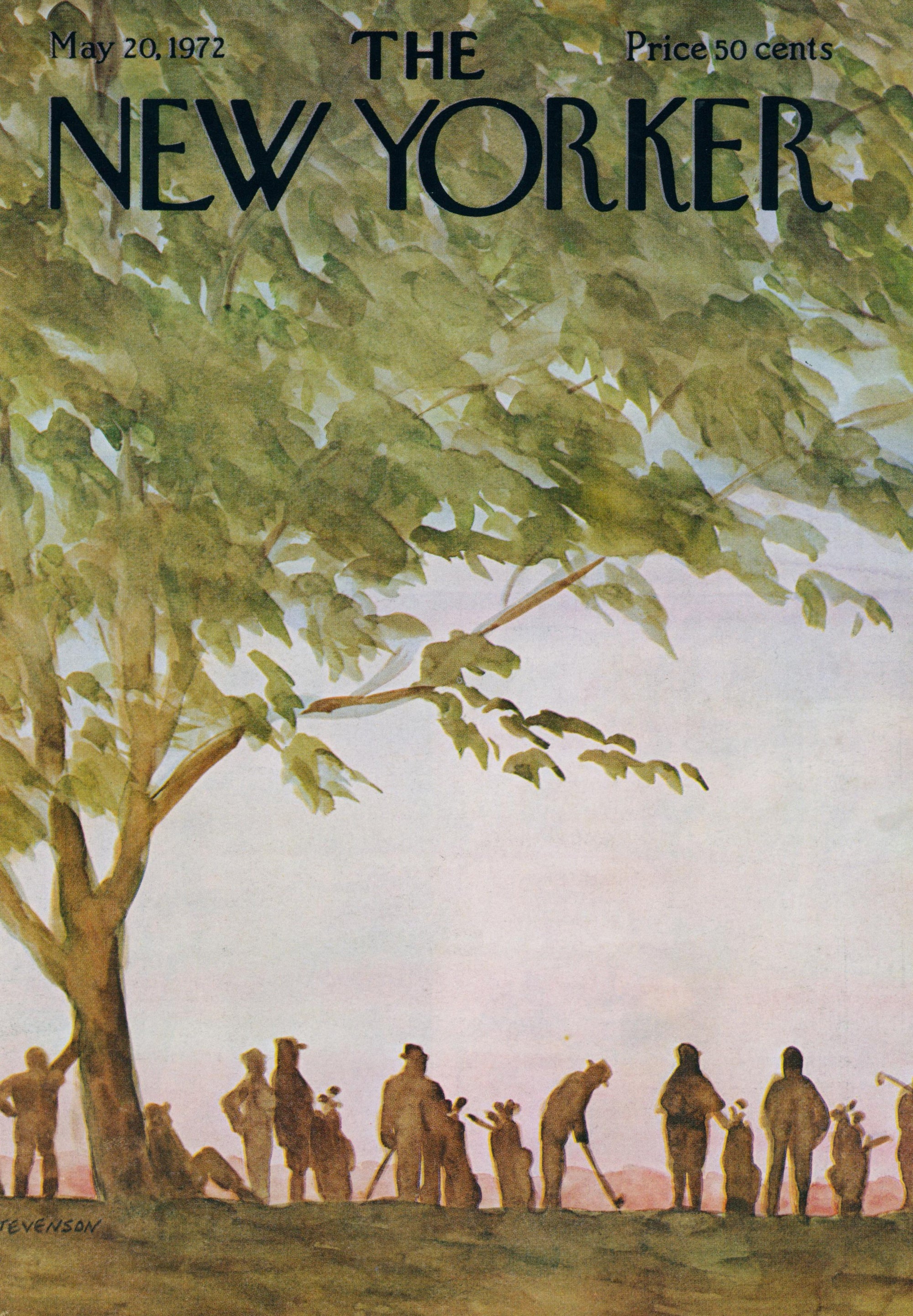 Afternoon Tee- The New Yorker - Authentic Vintage Cover Art