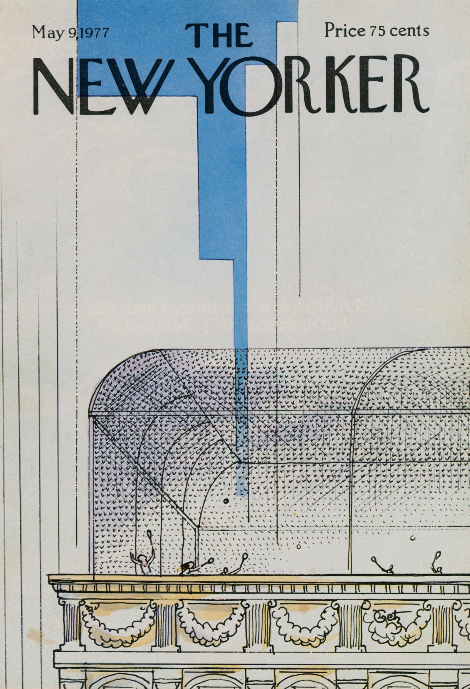 Tennis Time- The New Yorker - Authentic Vintage Cover Art