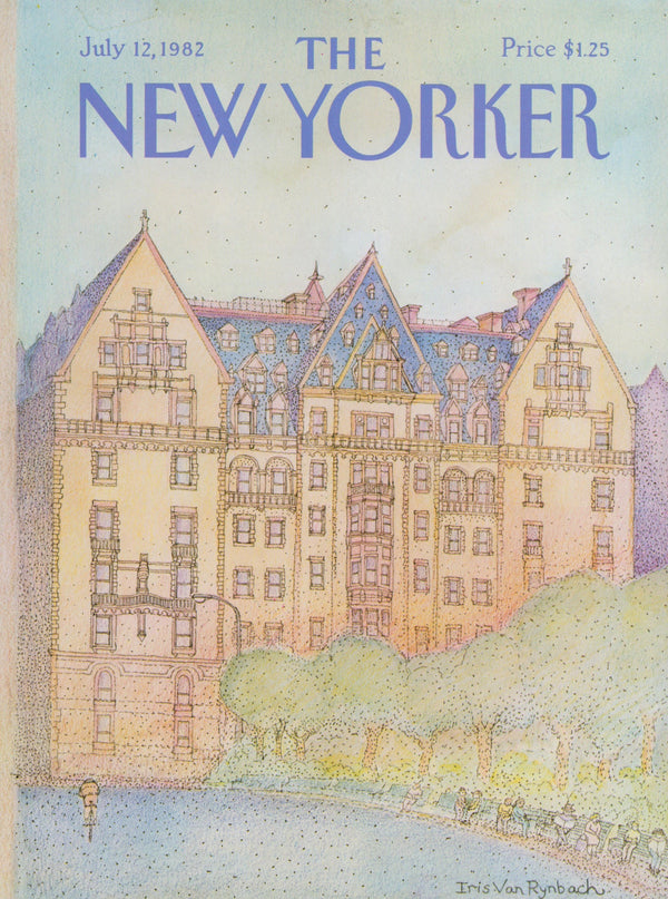 Park West Pastels- The New Yorker - Authentic Vintage Cover Art