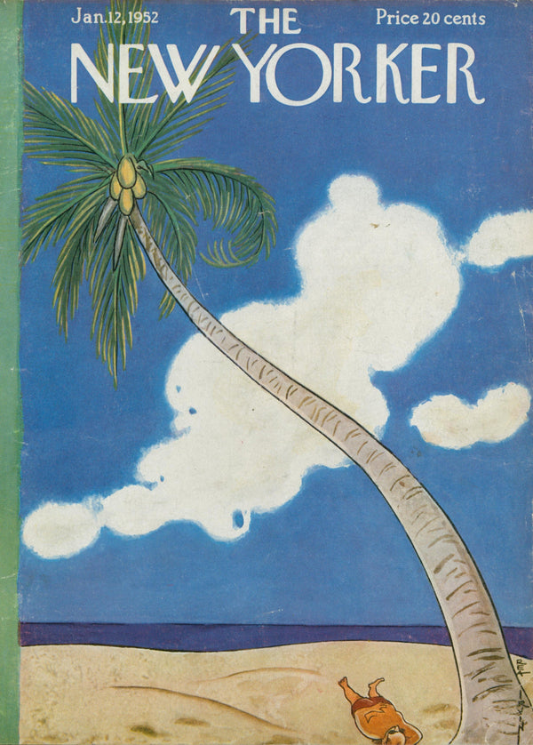 Happy in the Sand- The New Yorker - Authentic Vintage