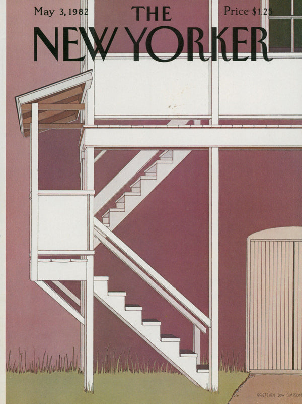 Mauve in May- The New Yorker - Authentic Vintage Cover Art