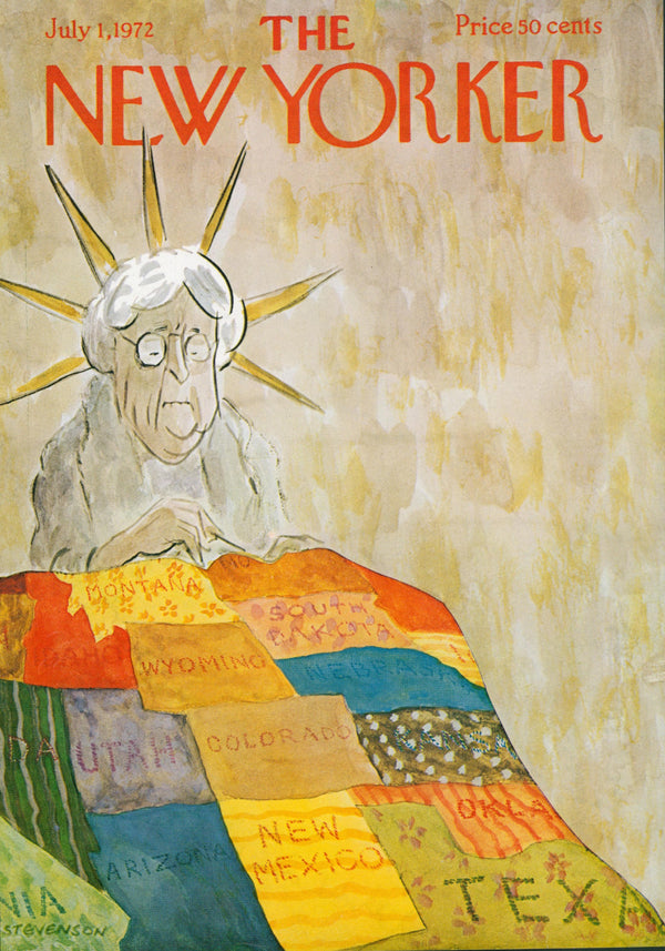 Threads of our Country- The New Yorker - Authentic Vintage Cover Art
