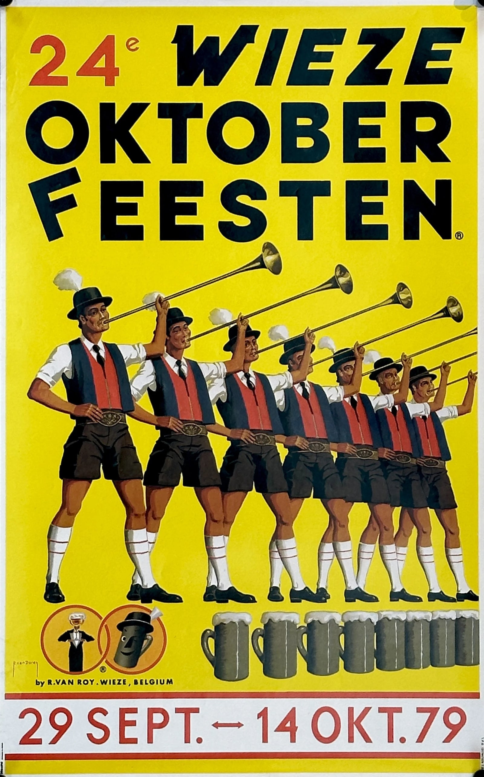 24th Oktoberfest - Authentic Vintage Poster
