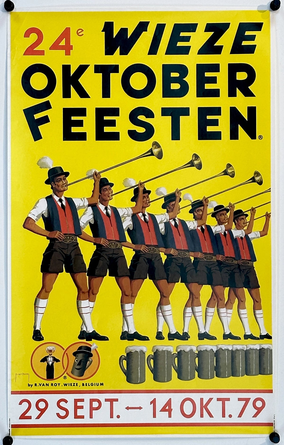 24th Oktoberfest - Authentic Vintage Poster