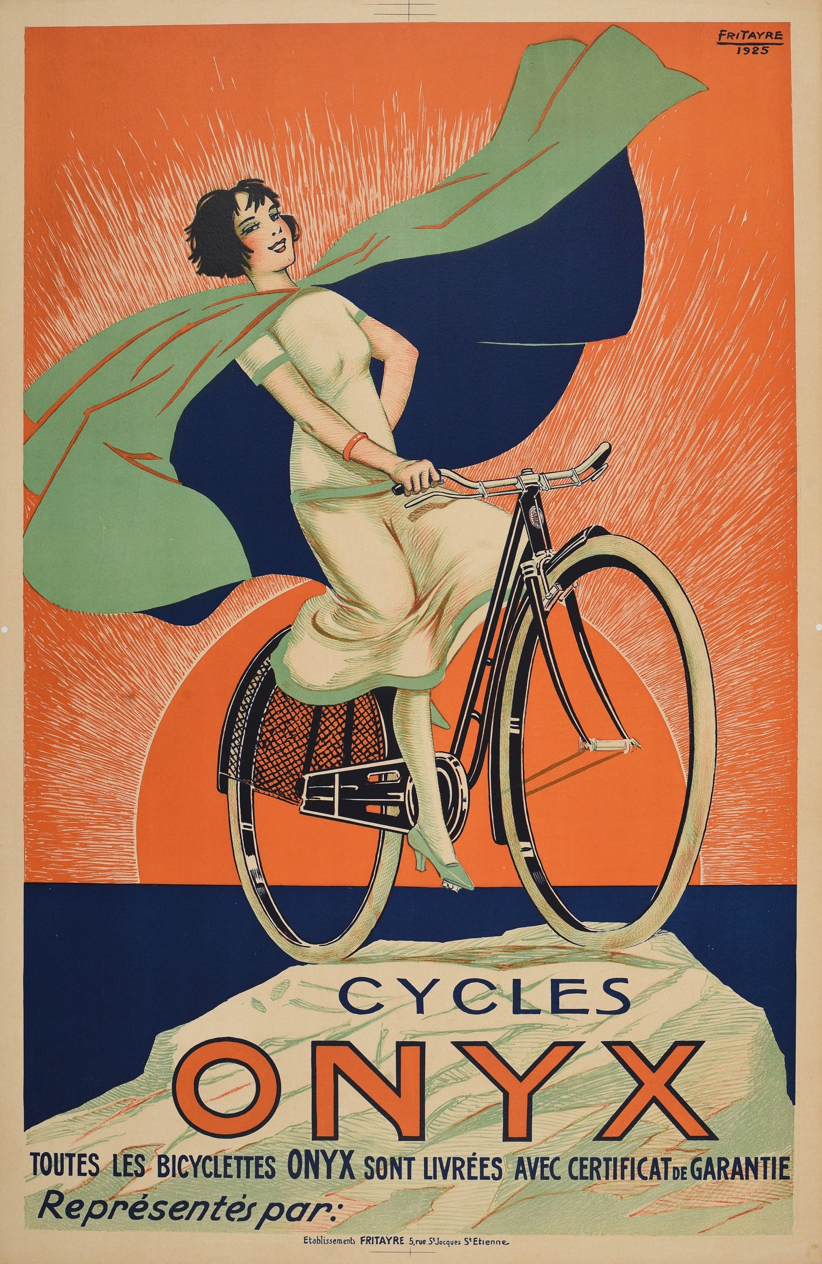 Cycles Onyx - Authentic Vintage Poster