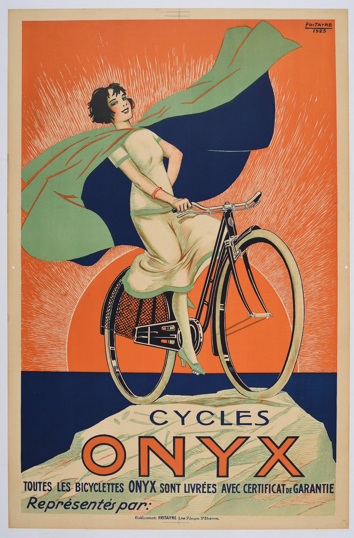 Cycles Onyx - Authentic Vintage Poster