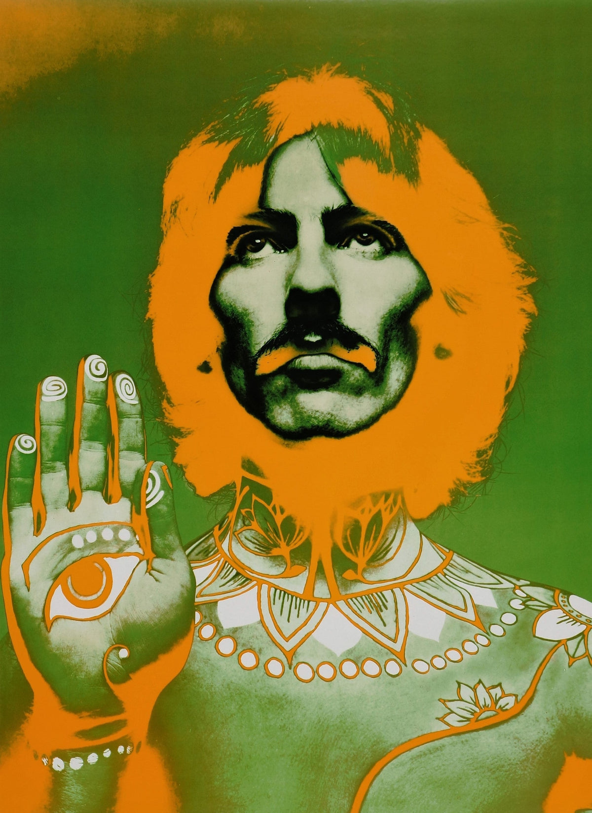 Beatles- George Harrison by Richard Avedon - Authentic Vintage Poster