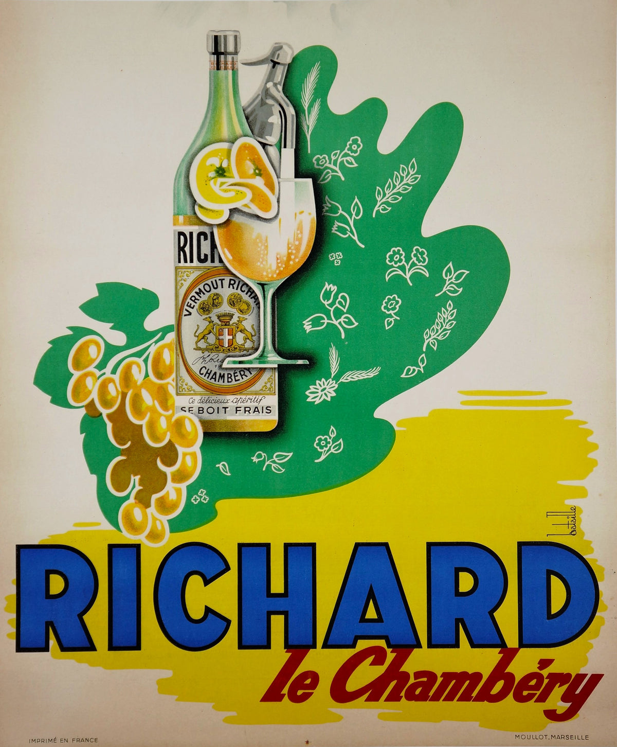 Richard Le Chambery - Authentic Vintage Poster
