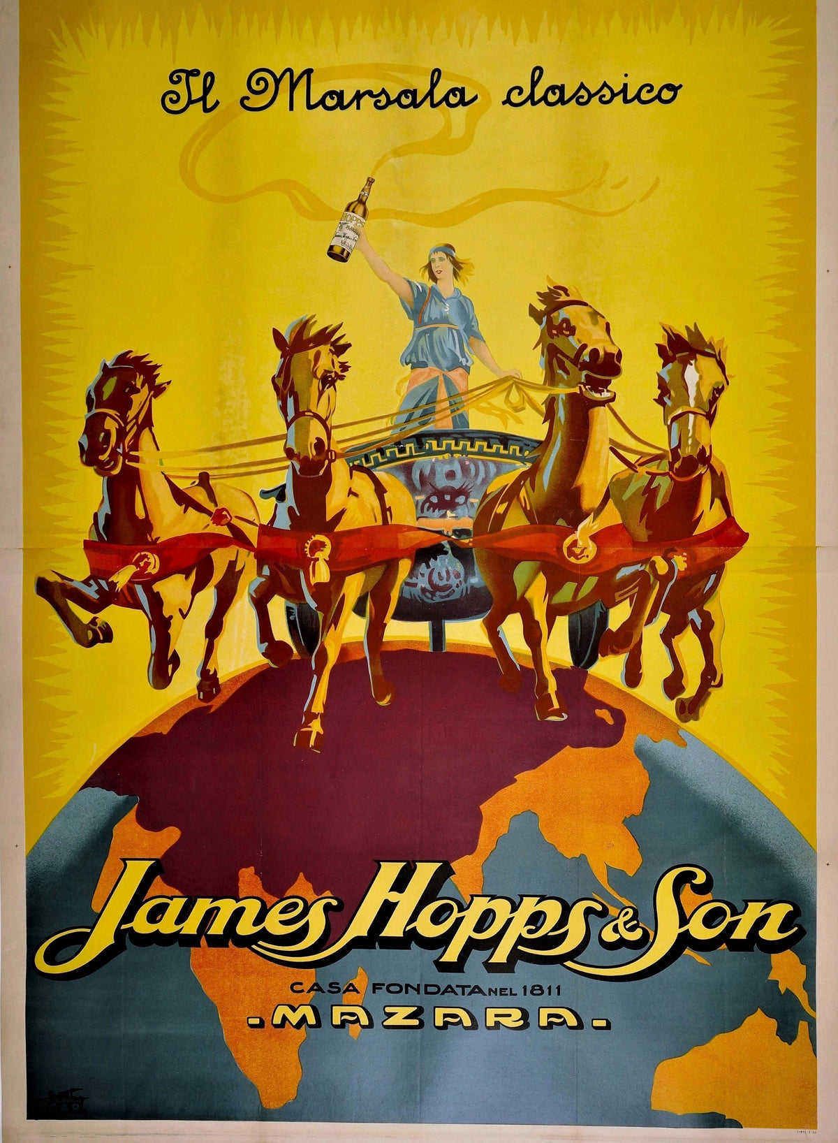 James Hopps &amp; Sons - Authentic Vintage Poster
