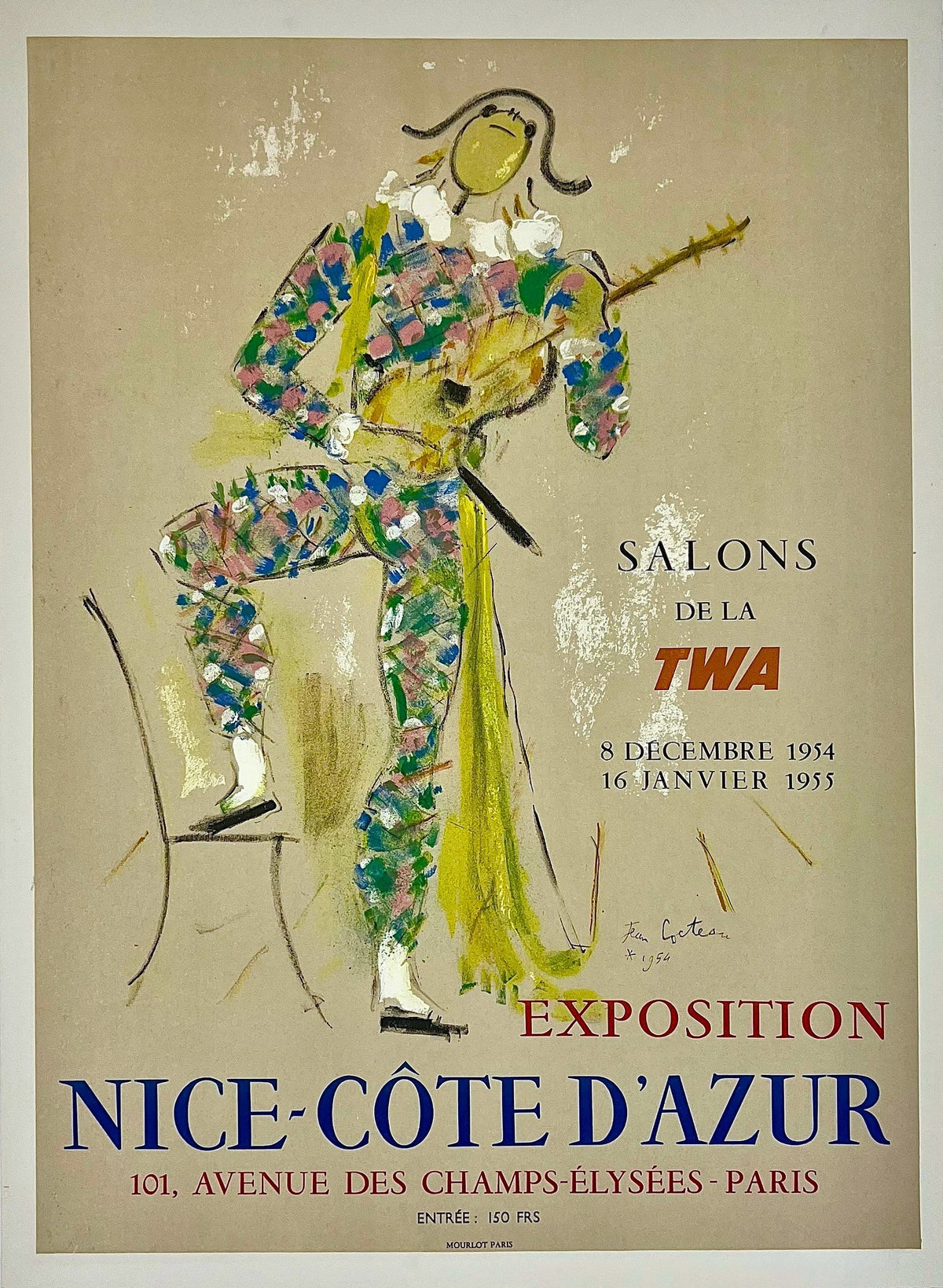 Nice-Côte D&#39;Azur - Authentic Vintage Poster