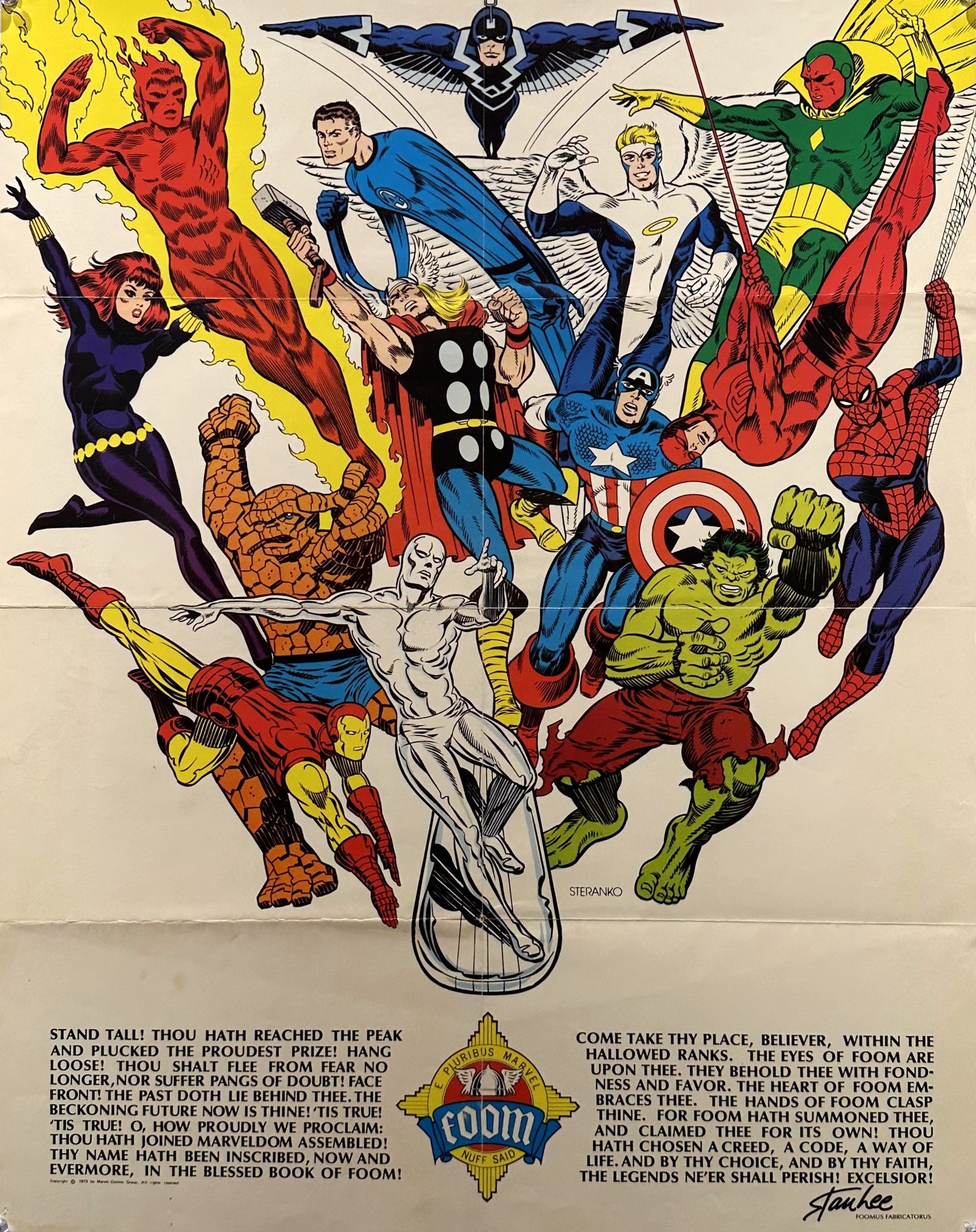Marvel Comics - Authentic Vintage Poster