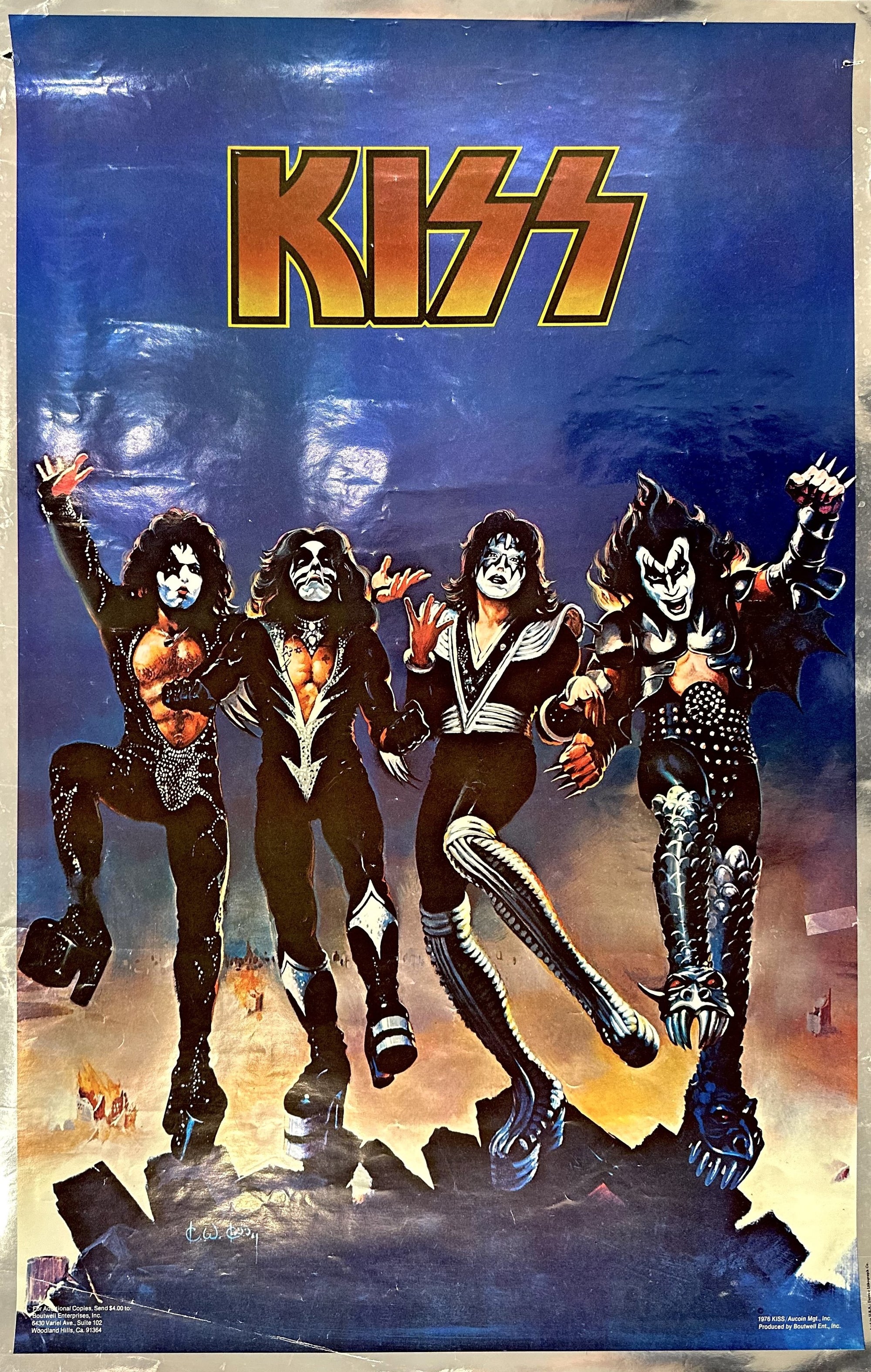 Kiss- Destroyer - Authentic Vintage Poster